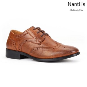 SL-i392 cognac Zapatos por Mayoreo Wholesale kids shoes Nantlis Santino