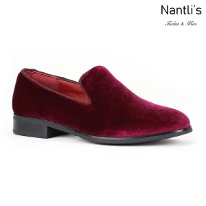 SL-K351 burgundy Zapatos por Mayoreo Wholesale kids shoes Nantlis Santino