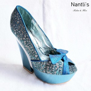 Zapatos de Mujer MC-Audelia Turquoise Women Shoes Nantlis Mayoreo Wholesale