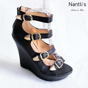 Zapatos de Mujer MC-Emelian Black Women Shoes Nantlis Mayoreo Wholesale