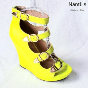 Zapatos de Mujer MC-Emelian Yellow Women Shoes Nantlis Mayoreo Wholesale