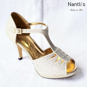 Zapatos de Mujer MC-Epigmenia Champagne Women Shoes Nantlis Mayoreo Wholesale