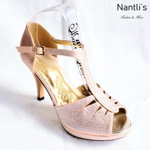 Zapatos de Mujer MC-Epigmenia Gold Women Shoes Nantlis Mayoreo Wholesale
