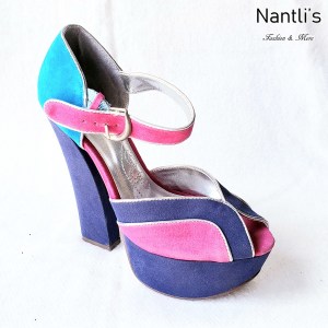 Zapatos de Mujer MC-Galletana Blue-Multi Women Shoes Nantlis Mayoreo Wholesale
