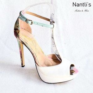 Zapatos de Mujer MC-Herminia White Women Shoes Nantlis Mayoreo Wholesale