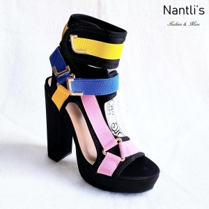 Zapatos de Mujer MC-Kendra Black-Multi Women Shoes Nantlis Mayoreo Wholesale