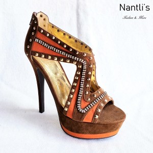 Zapatos de Mujer MC-Lilibeth Brown-Orange Women Shoes Nantlis Mayoreo Wholesale