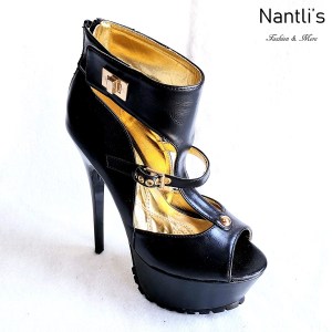Zapatos de Mujer MC-Nostalgica Black Women Shoes Nantlis Mayoreo Wholesale