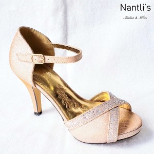 Zapatos de Mujer MC-Vicenta Gold Women Shoes Nantlis Mayoreo Wholesale