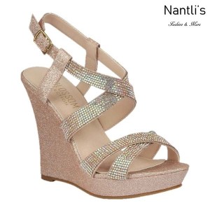 BL-Alle-12 Blush Zapatos de Mujer Mayoreo Wholesale Women Wedges Shoes Nantlis
