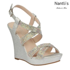 BL-Alle-12 Silver Zapatos de Mujer Mayoreo Wholesale Women Wedges Shoes Nantlis