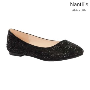 BL-Baba-87 Black Zapatos de Mujer Mayoreo Wholesale Women flats Shoes Nantlis