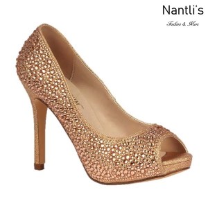 BL-Barbara-100 Rose Gold Zapatos de Mujer Mayoreo Wholesale Women Heels Shoes Nantlis