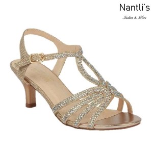 BL-Berk-206 Champagne Zapatos de Mujer Mayoreo Wholesale Women Heels Shoes Nantlis