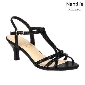 BL-Berk-213 Black Zapatos de Mujer Mayoreo Wholesale Women Heels Shoes Nantlis
