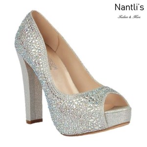 BL-Carina-121C Silver Zapatos de Mujer Mayoreo Wholesale Women Heels Bridal Shoes Nantlis