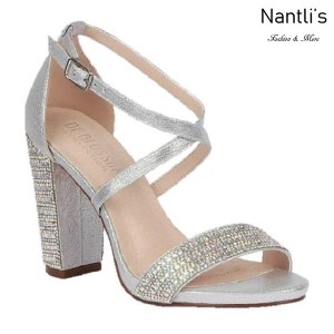 BL-Chelsea-22 Silver Zapatos de Mujer Mayoreo Wholesale Women Heels Bridal Shoes Nantlis