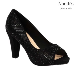 BL-Fay-3 Black Zapatos de Mujer Mayoreo Wholesale Women Heels Shoes Nantlis