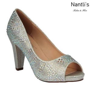 BL-Fay-3 Silver Zapatos de Mujer Mayoreo Wholesale Women Heels Bridal Shoes Nantlis