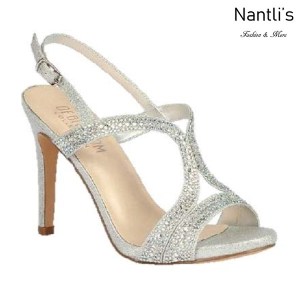 BL-Isabella-95 Silver Zapatos de Mujer Mayoreo Wholesale Women Heels Bridal Shoes Nantlis