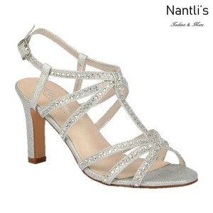 BL-Janet-16 Silver Zapatos de Mujer Mayoreo Wholesale Women Heels Bridal Shoes Nantlis