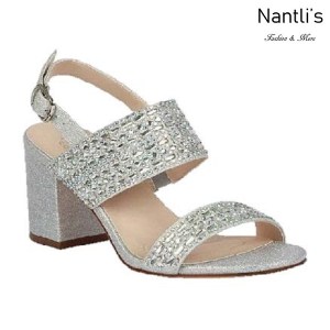 BL-Luiza-1 Silver Zapatos de Mujer Mayoreo Wholesale Women Heels Bridal Shoes Nantlis