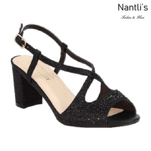 BL-Olie-8 Black Zapatos de Mujer Mayoreo Wholesale Women Heels Shoes Nantlis