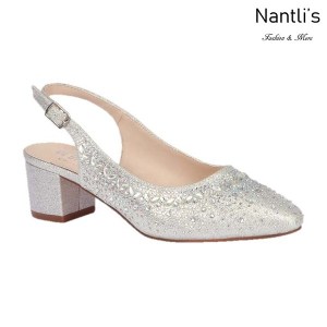 BL-Olivia-30 Silver Zapatos de Mujer Mayoreo Wholesale Women Heels Shoes Nantlis