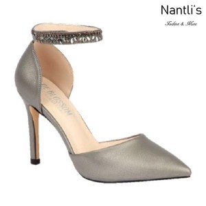 BL-Renzo-65 Pewter Zapatos de Mujer Mayoreo Wholesale Women Heels Bridal Shoes Nantlis