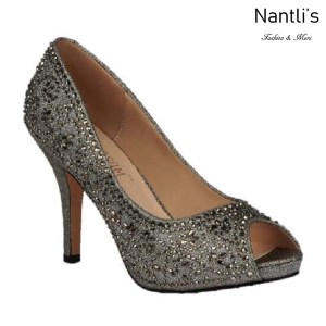 BL-Robin-263 Pewter Zapatos de Mujer Mayoreo Wholesale Women Heels Shoes Nantlis