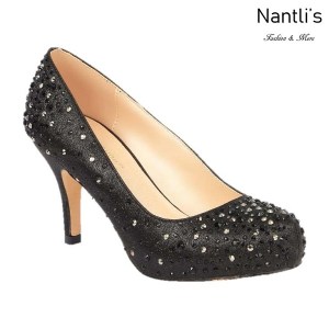 BL-Roma-1 Black Zapatos de Mujer Mayoreo Wholesale Women Heels Shoes Nantlis