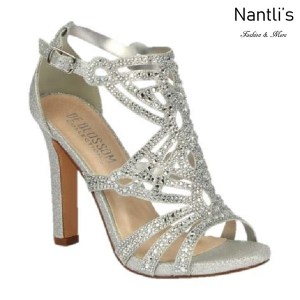 BL-Susan-10 Silver Zapatos de Mujer Mayoreo Wholesale Women Heels Bridal Shoes Nantlis