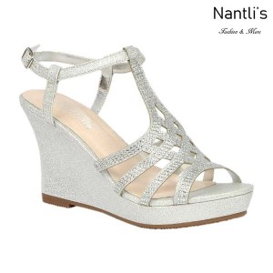 BL-Winni-21 Silver Zapatos de Mujer Mayoreo Wholesale Women Wedges Shoes Nantlis