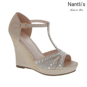 BL-Alina-50X Nude Zapatos de novia Mayoreo Wholesale Women Wedges Shoes Nantlis Bridal shoes