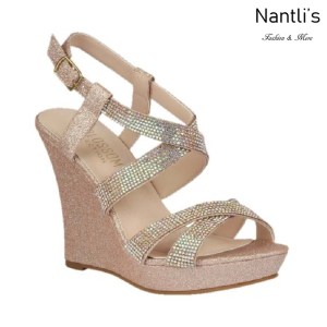 BL-Alle-12 Blush Zapatos de novia Mayoreo Wholesale Women Wedges Shoes Nantlis Bridal shoes