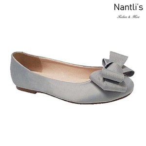 BL-Baba-67 Silver Zapatos de Novia Mayoreo Wholesale Women flats Shoes Nantlis Bridal shoes