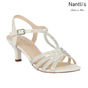 BL-Berk-206B White Zapatos de novia Mayoreo Wholesale Women Heels Shoes Nantlis Bridal shoes
