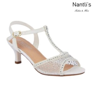 BL-Berk-72B White Zapatos de novia Mayoreo Wholesale Women Heels Shoes Nantlis Bridal shoes
