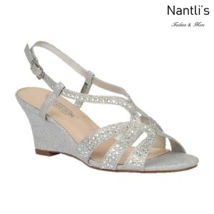 BL-Field-30 Silver Zapatos de novia Mayoreo Wholesale Women Wedges Shoes Nantlis Bridal shoes