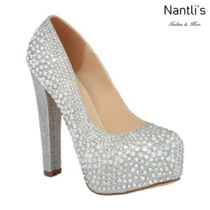 BL-Kinko-202c Silver Zapatos de novia Mayoreo Wholesale Women Heels Shoes Nantlis Bridal shoes