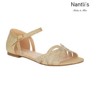 BL-Melody-1 Gold Zapatos de novia Mayoreo Wholesale Women Sandals Shoes Nantlis Bridal shoes