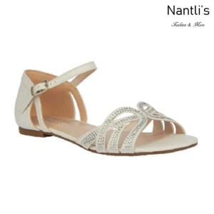 BL-Melody-1 White Zapatos de novia Mayoreo Wholesale Women Sandals Shoes Nantlis Bridal shoes