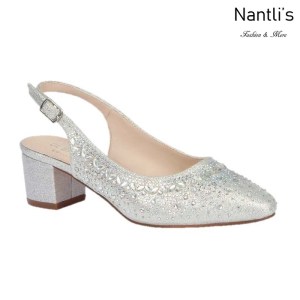 BL-Olivia-30 Silver Zapatos de novia Mayoreo Wholesale Women Heels Shoes Nantlis Bridal shoes
