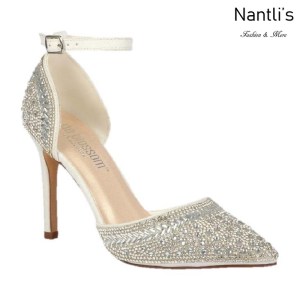 BL-Renzo-126B White Zapatos de novia Mayoreo Wholesale Women Heels Shoes Nantlis Bridal shoes