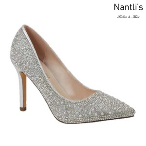 BL-Renzo-73 Silver Zapatos de novia Mayoreo Wholesale Women Heels Shoes Nantlis Bridal shoes