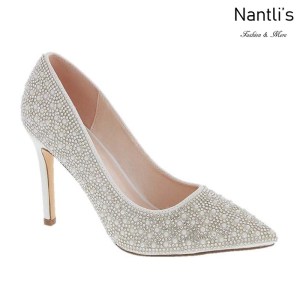 BL-Renzo-73 White Zapatos de novia Mayoreo Wholesale Women Heels Shoes Nantlis Bridal shoes