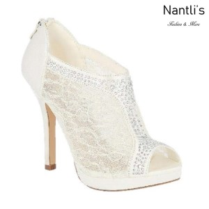 BL-Yael-9B White Zapatos de novia Mayoreo Wholesale Women Heels Shoes Nantlis Bridal shoes