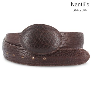 Cintos Mayoreo BAC2302 Chocolate Cinto Vaquero Western Belt Nantlis Tradicion de Mexico