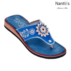 Huaraches Mayoreo TM35116 Blue Huaraches Mexicanos de Mujer Women Mexican Sandals Nantlis Tradicion de Mexico