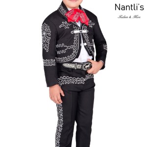 Traje de Charro Mayoreo TM72117 Black-White Traje de Charro nino completo Nantlis Tradicion de Mexico